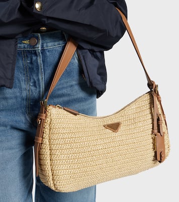 Prada Aimée Large crochet shoulder bag | Prada