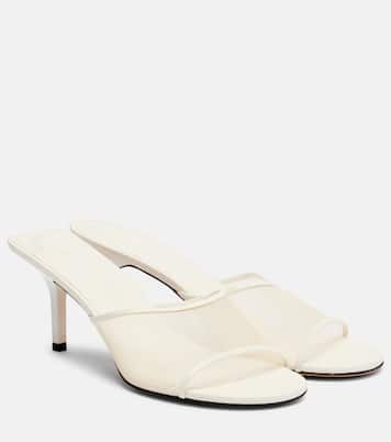 Leather-trimmed canvas sandals | Jacquemus