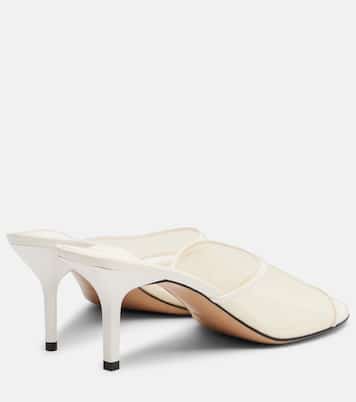 Leather-trimmed canvas sandals | Jacquemus