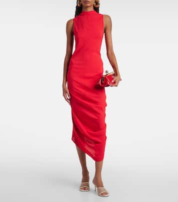 Leather-trimmed canvas sandals | Jacquemus