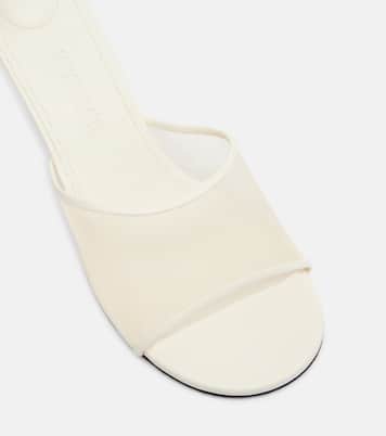 Leather-trimmed canvas sandals | Jacquemus