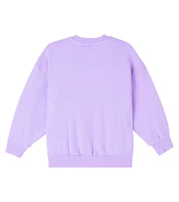 Printed cotton chenille sweatshirt | Mini Rodini