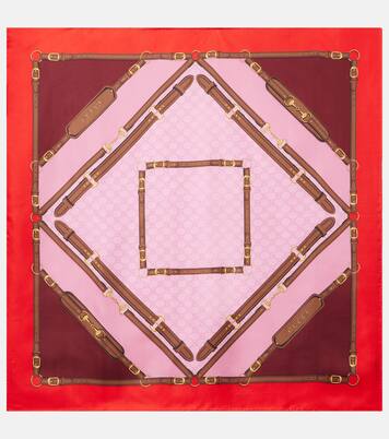 Printed silk scarf | Gucci