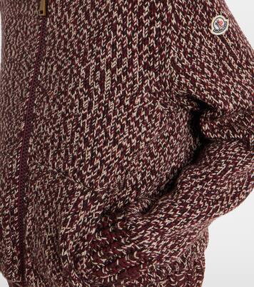 Marled-knit virgin wool jacket | Moncler