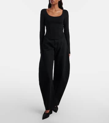 Top aus einem Wollgemisch | Alaïa