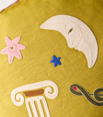 Kissen Playa Celestial aus Leinen | Jonathan Adler