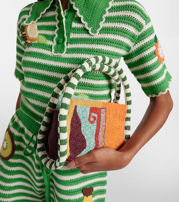 Verzierte Henkeltasche Desert | Alémais