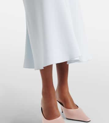Vestido midi fruncido | Victoria Beckham