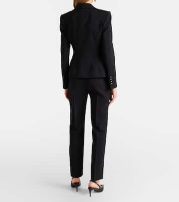 Wool-blend slim pants | Dolce&Gabbana