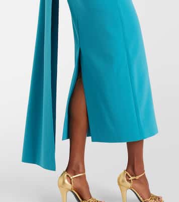 Robe midi Maite en crêpe | Roksanda