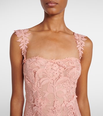 Guipure lace cocktail dress | Oscar de la Renta