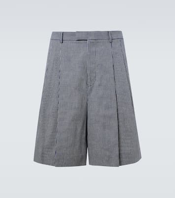 Checked cotton Bermuda shorts | Givenchy