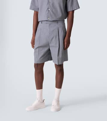 Checked cotton Bermuda shorts | Givenchy