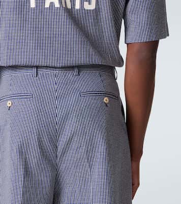 Checked cotton Bermuda shorts | Givenchy