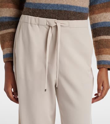 Margenta virgin wool straight pants | 'S Max Mara