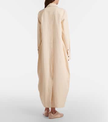 Oversized linen shirt dress | Jil Sander