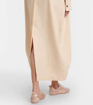 Oversized linen shirt dress | Jil Sander