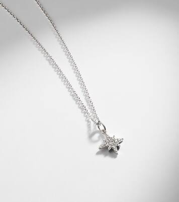 Northern Star 14kt white gold necklace with diamonds  | Stone and Strand