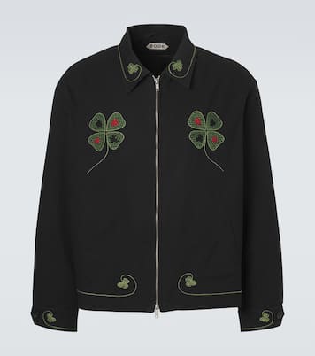 Lucky Draw cotton twill jacket | Bode