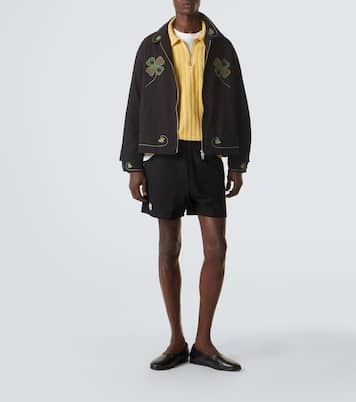 Lucky Draw cotton twill jacket | Bode