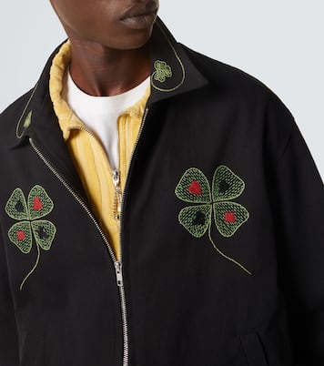 Lucky Draw cotton twill jacket | Bode