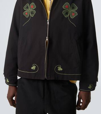 Lucky Draw cotton twill jacket | Bode