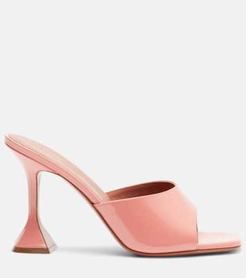 Pantoletten Lupita aus Lackleder  | Amina Muaddi