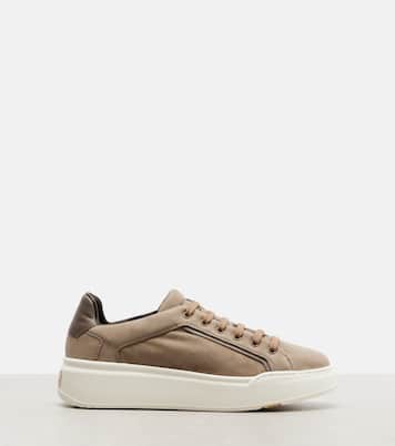 Suede platform sneakers | Max Mara