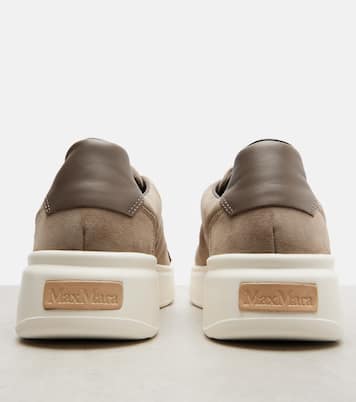 Suede platform sneakers | Max Mara