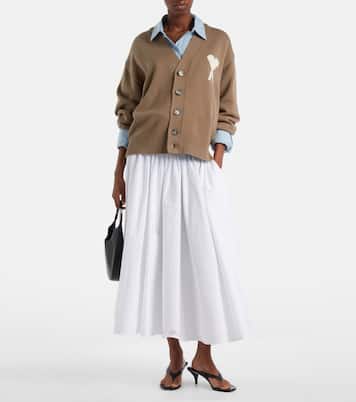 Cardigan Ami de Cœur aus Wolle und Baumwolle | Ami Paris