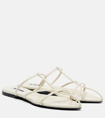 Cage leather sandals | Jil Sander