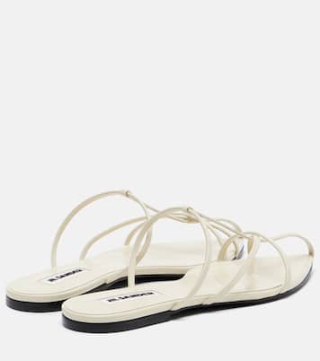 Cage leather sandals | Jil Sander