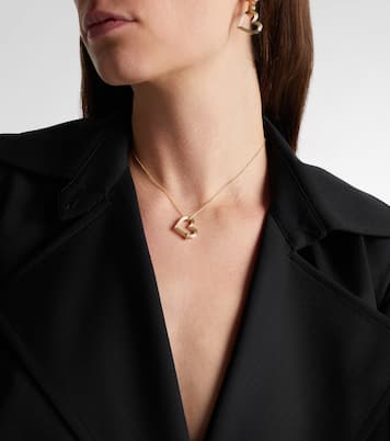 14kt gold (585/1000) necklace with diamonds | Sydney Evan