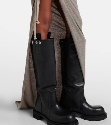 Cotton-blend jersey maxi skirt | Rick Owens