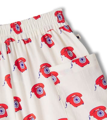 Printed cotton shorts | Bonton