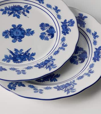 Set di 2 piatti piani Gloria in porcellana | Cabana