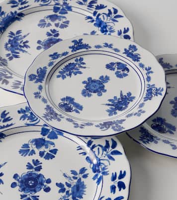 Set di 2 piatti piani Gloria in porcellana | Cabana