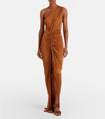 Lilies Avra ruched one-shoulder gown | Rick Owens