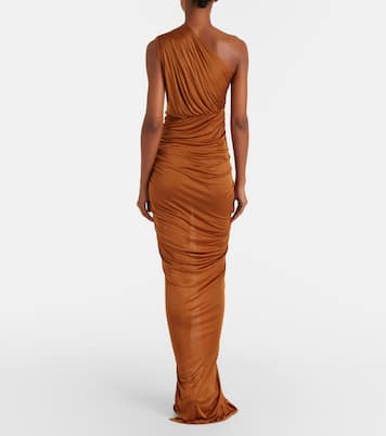 Lilies Avra ruched one-shoulder gown | Rick Owens