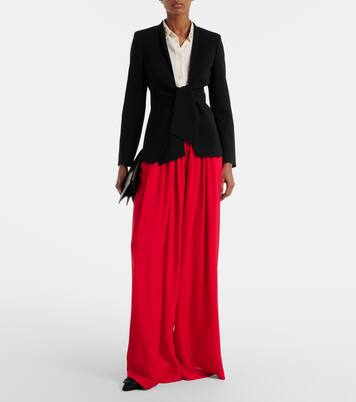 Vannesa pleated palazzo pants | Ralph Lauren Collection