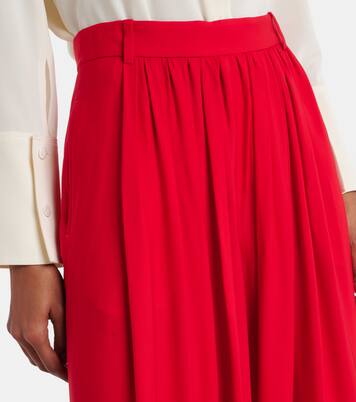 Vannesa pleated palazzo pants | Ralph Lauren Collection