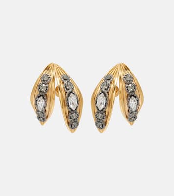 Bloom crystal-embellished earrings | Balenciaga