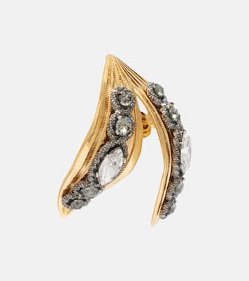 Bloom crystal-embellished earrings | Balenciaga