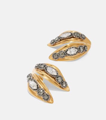 Bloom crystal-embellished earrings | Balenciaga