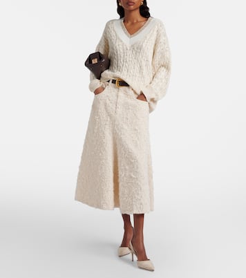 Carolyne woven slingback pumps | Manolo Blahnik