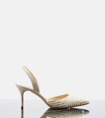 Carolyne woven slingback pumps | Manolo Blahnik