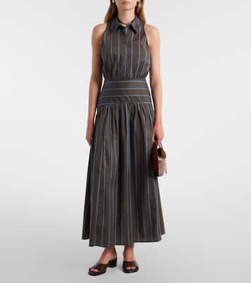 Shark leather top-handle bag | Staud