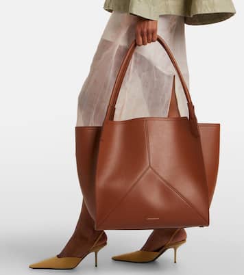 Victoria L号皮革托特包 | Victoria Beckham