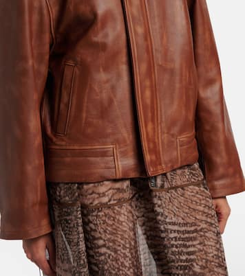 Veste en cuir | Jacques Wei