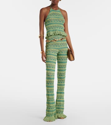 Crochet halterneck cotton top | Etro